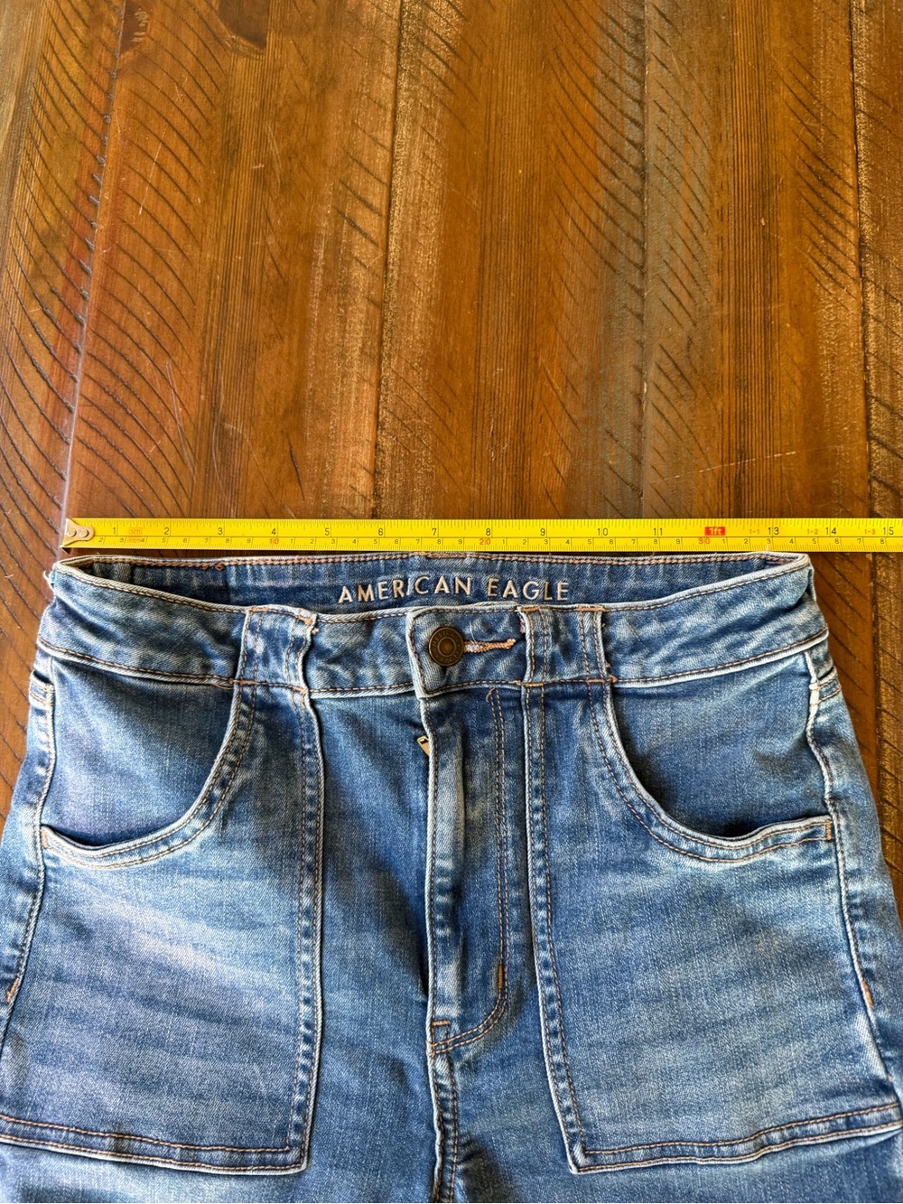 Women’s American Eagle Flare Denim Jeans 6 - Picture 6 of 7